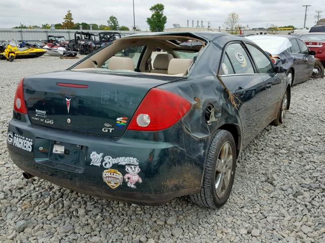 1G2ZH558064255541 - 2006 PONTIAC G6 GT GREEN photo 4