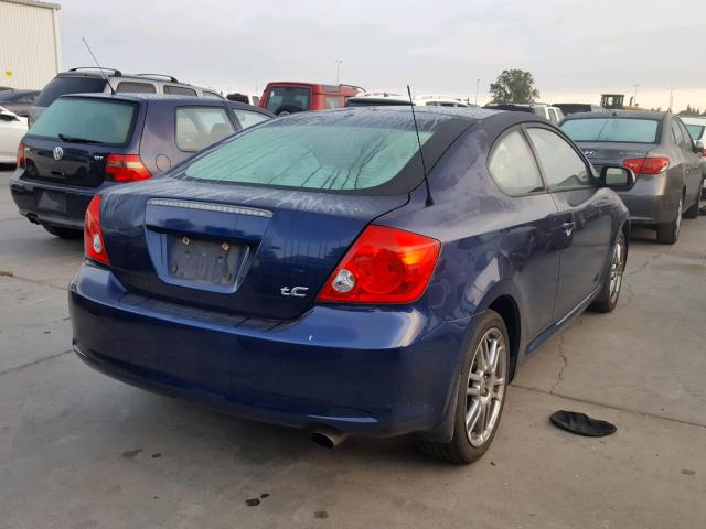 JTKDE177650029594 - 2005 TOYOTA SCION TC ლურჯი ფოტო 4