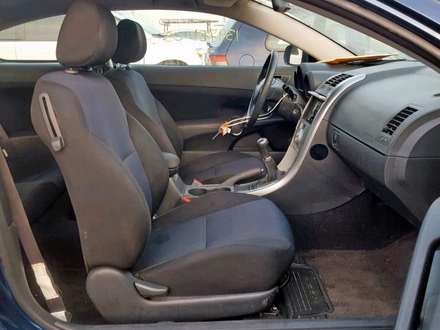JTKDE177650029594 - 2005 TOYOTA SCION TC ლურჯი ფოტო 5