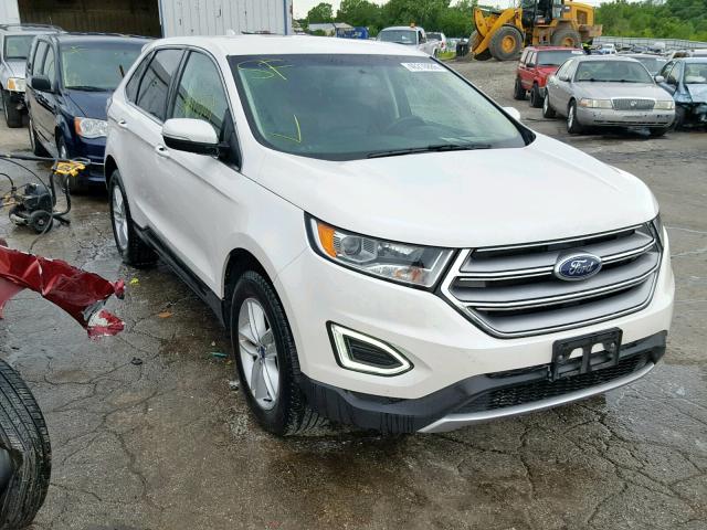 2FMPK4J93HBB41292 - 2017 FORD EDGE SEL WHITE photo 1