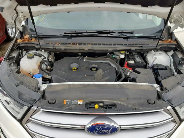 2FMPK4J93HBB41292 - 2017 FORD EDGE SEL WHITE photo 7