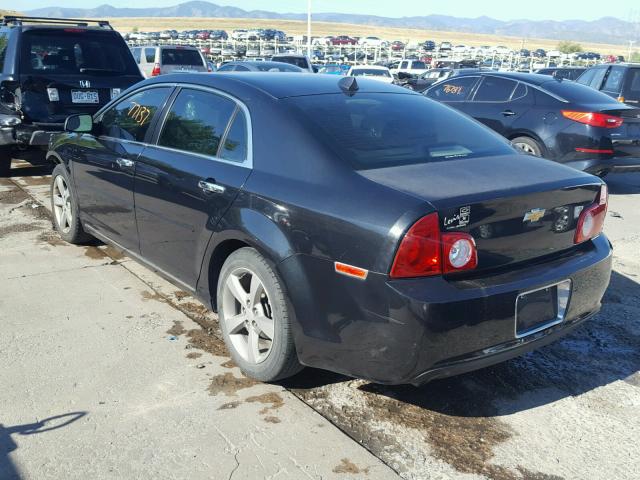 1G1ZC5E04CF235127 - 2012 CHEVROLET MALIBU 1LT BLACK photo 3