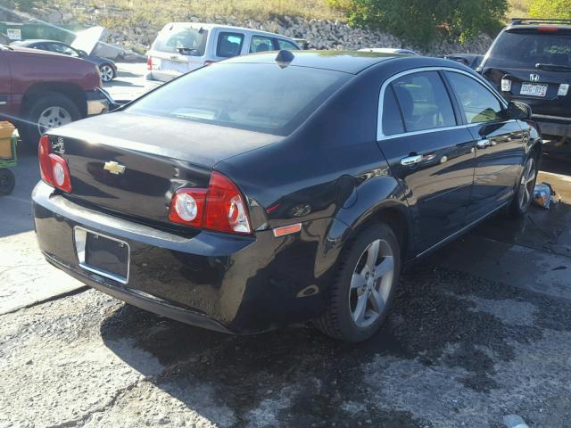 1G1ZC5E04CF235127 - 2012 CHEVROLET MALIBU 1LT BLACK photo 4