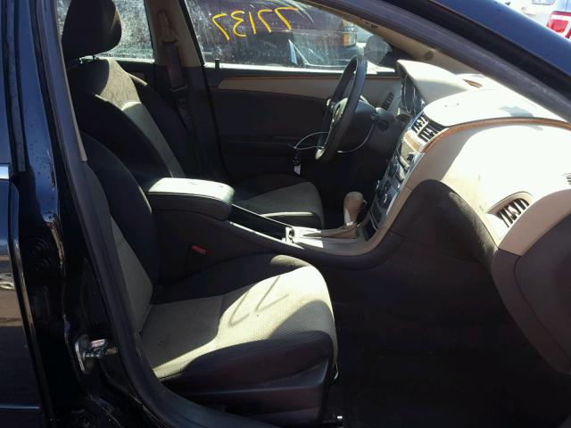 1G1ZC5E04CF235127 - 2012 CHEVROLET MALIBU 1LT BLACK photo 5