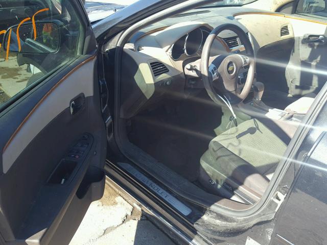 1G1ZC5E04CF235127 - 2012 CHEVROLET MALIBU 1LT BLACK photo 9