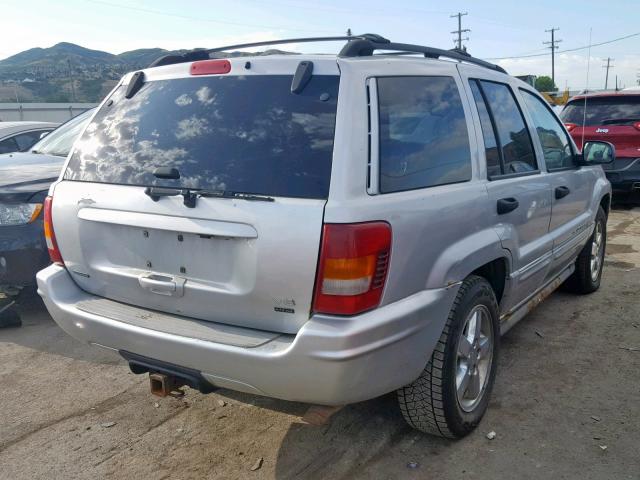 1J8GW68J34C270284 - 2004 JEEP GRAND CHER GRAY photo 4