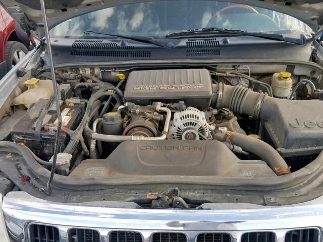 1J8GW68J34C270284 - 2004 JEEP GRAND CHER GRAY photo 7