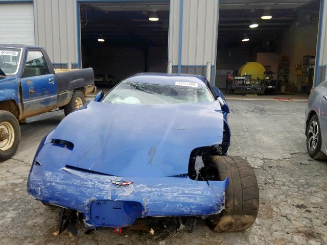 1G1YY12S325123712 - 2002 CHEVROLET CORVETTE Z BLUE photo 9