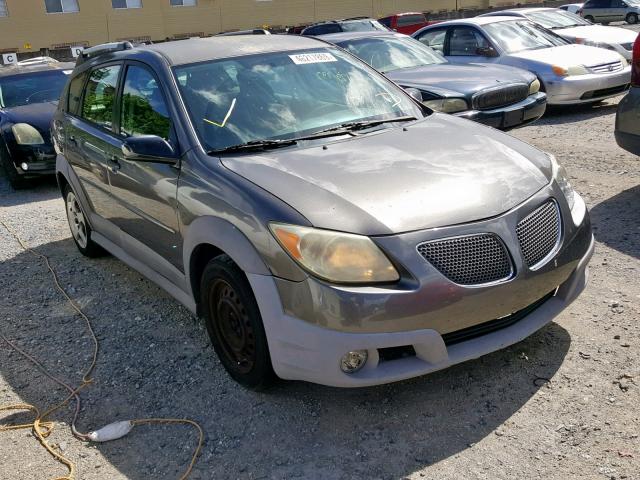 5Y2SL63825Z455018 - 2005 PONTIAC VIBE GRAY photo 1