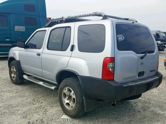 5N1ED28T11C505478 - 2001 NISSAN XTERRA XE SILVER photo 3