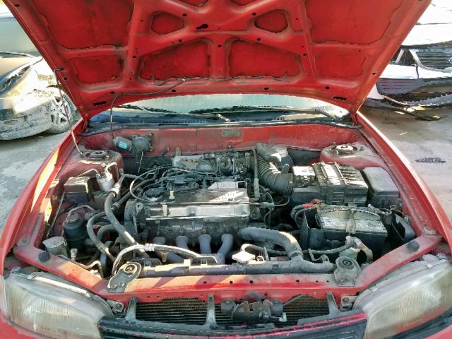 JA3AY26C0YU034727 - 2000 MITSUBISHI MIRAGE DE RED photo 7