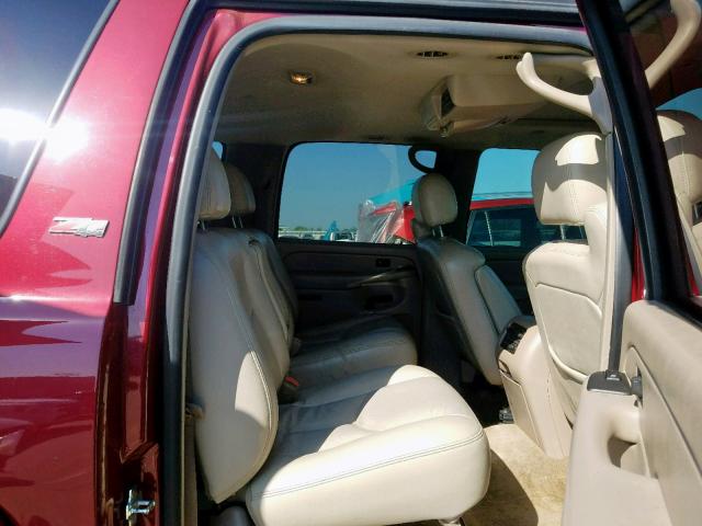 3GNFK16Z15G261681 - 2005 CHEVROLET SUBURBAN K MAROON photo 6