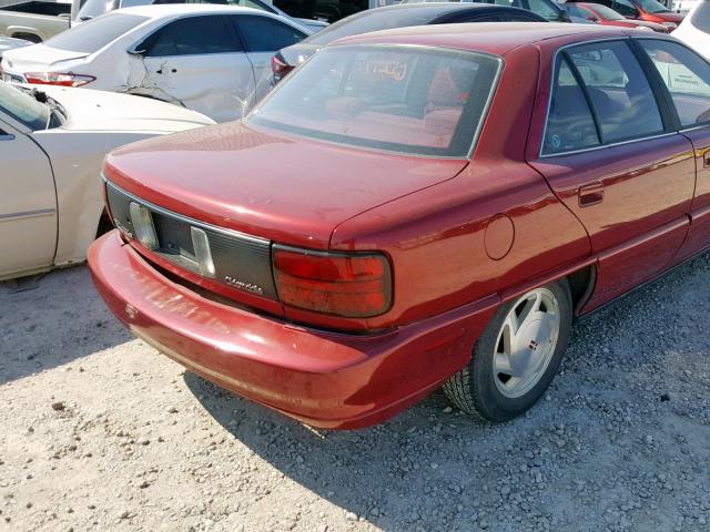 1G3NL52T8TM327129 - 1996 OLDSMOBILE ACHIEVA SL MAROON photo 10