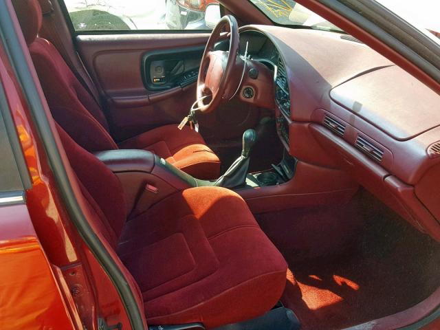 1G3NL52T8TM327129 - 1996 OLDSMOBILE ACHIEVA SL MAROON photo 5