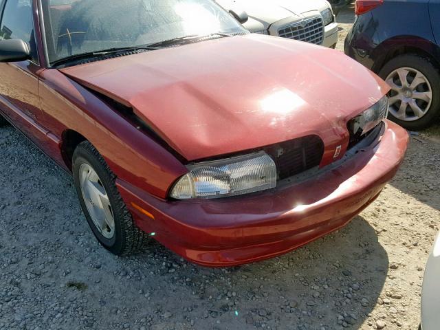 1G3NL52T8TM327129 - 1996 OLDSMOBILE ACHIEVA SL MAROON photo 9