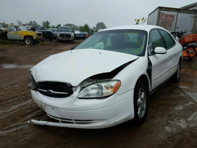 1FAFP55U13G248418 - 2003 FORD TAURUS SES WHITE photo 2