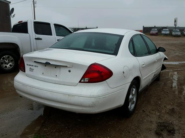 1FAFP55U13G248418 - 2003 FORD TAURUS SES WHITE photo 4