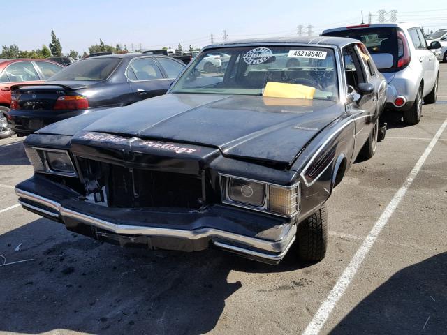 1Z37H9Z440726 - 1979 CHEVROLET MONTE CARL BLACK photo 2