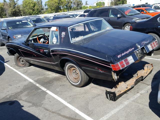 1Z37H9Z440726 - 1979 CHEVROLET MONTE CARL BLACK photo 3