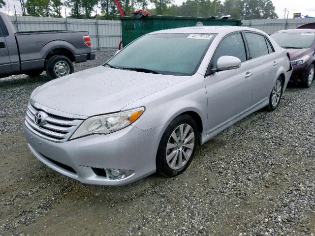 4T1BK3DB8BU407653 - 2011 TOYOTA AVALON BAS SILVER photo 2