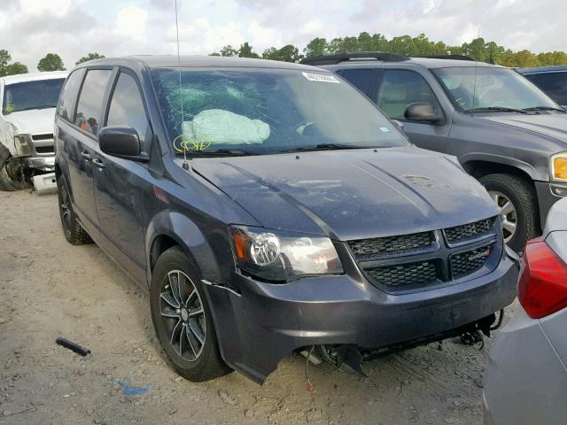 2C4RDGBG6JR304973 - 2018 DODGE GRAND CARA GRAY photo 1