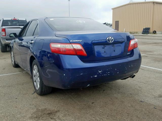 JTNBE46K473077744 - 2007 TOYOTA CAMRY NEW BLUE photo 3