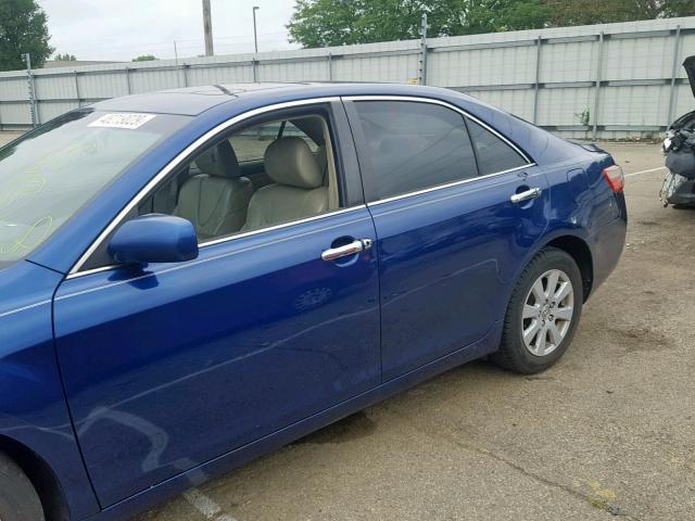 JTNBE46K473077744 - 2007 TOYOTA CAMRY NEW BLUE photo 9