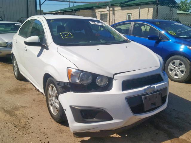 1G1JA5SH5C4195438 - 2012 CHEVROLET SONIC LS WHITE photo 1