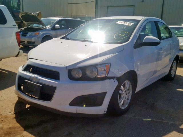 1G1JA5SH5C4195438 - 2012 CHEVROLET SONIC LS WHITE photo 2