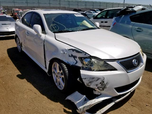 JTHBE262575013594 - 2007 LEXUS IS 350 WHITE photo 1