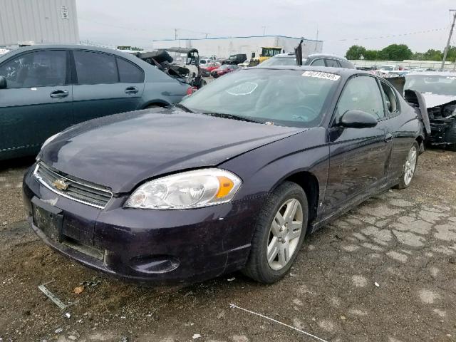 2G1WK15K079202589 - 2007 CHEVROLET MONTE CARL იასამნისფერი ფოტო 2