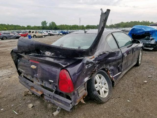 2G1WK15K079202589 - 2007 CHEVROLET MONTE CARL იასამნისფერი ფოტო 4