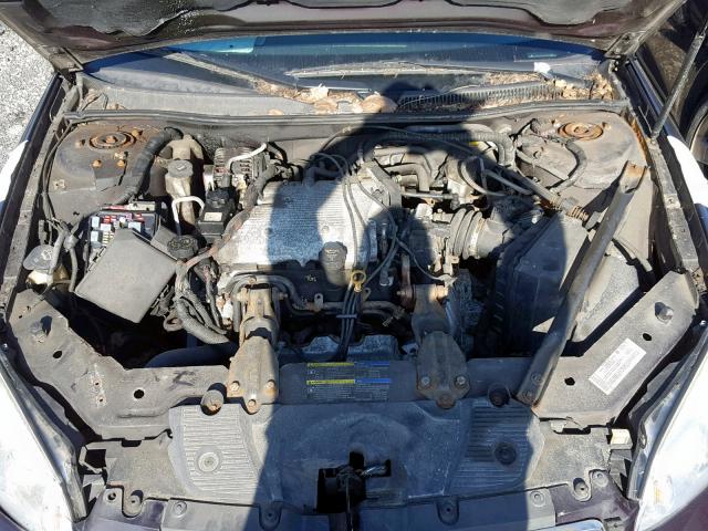 2G1WK15K079202589 - 2007 CHEVROLET MONTE CARL იასამნისფერი ფოტო 7