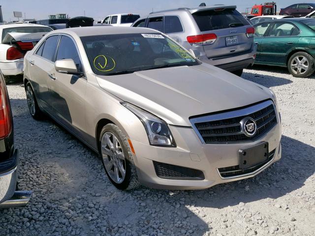 1G6AB5RX7D0128613 - 2013 CADILLAC ATS LUXURY GOLD photo 1