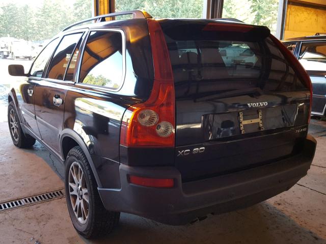 YV1CZ91H731004776 - 2003 VOLVO XC90 T6 BLACK photo 3