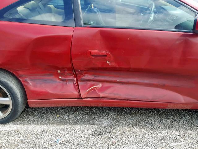 1HGCM72674A002034 - 2004 HONDA ACCORD EX RED photo 9