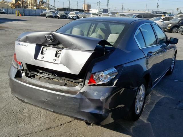 1HGCP26459A070858 - 2009 HONDA ACCORD LXP GRAY photo 4