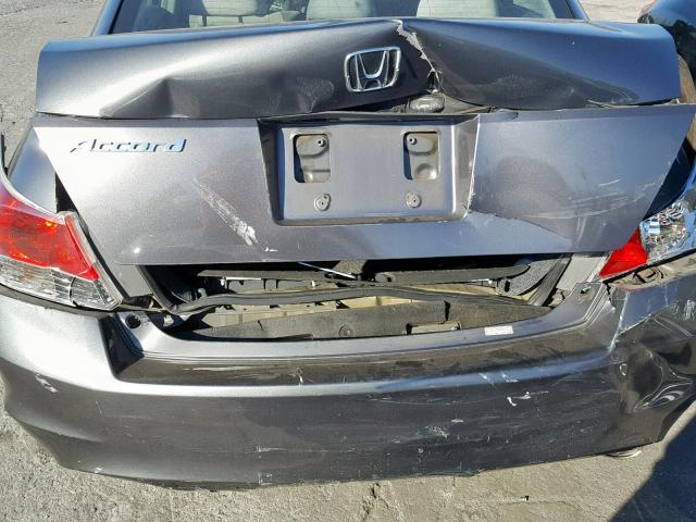 1HGCP26459A070858 - 2009 HONDA ACCORD LXP GRAY photo 9