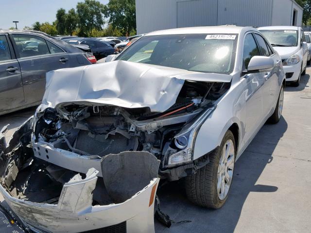 1G6AB5RA8D0139180 - 2013 CADILLAC ATS LUXURY SILVER photo 2