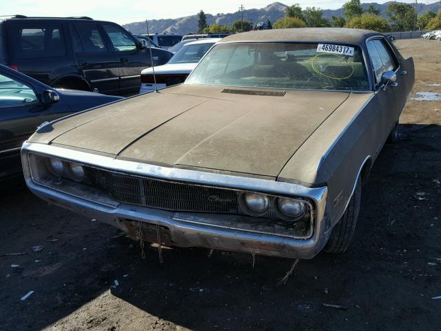 CE43L0C155228 - 1970 CHRYSLER NEWPORT GREEN photo 2