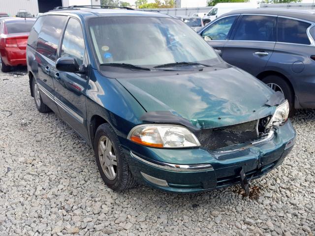 2FMDA56492BB86169 - 2002 FORD WINDSTAR S GREEN photo 1