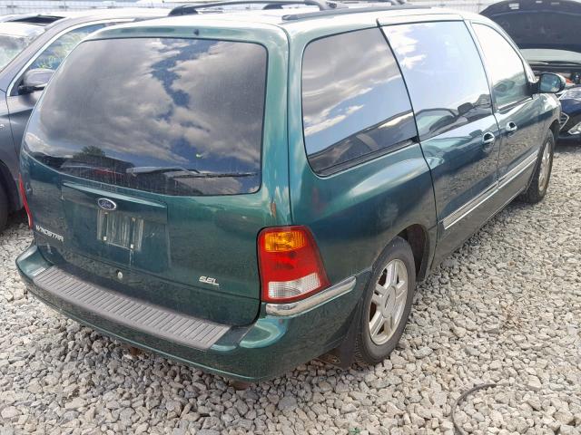 2FMDA56492BB86169 - 2002 FORD WINDSTAR S GREEN photo 4