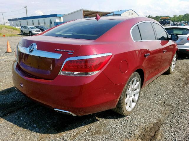 1G4GE5EV5AF177686 - 2010 BUICK LACROSSE C MAROON photo 4