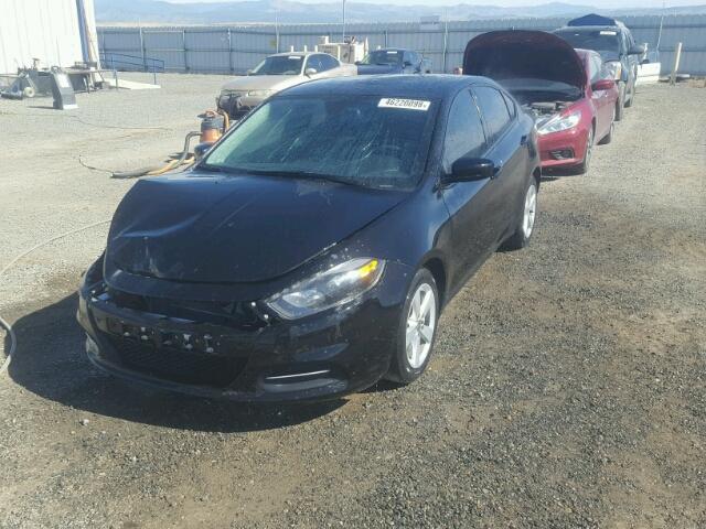 1C3CDFBB6FD306709 - 2015 DODGE DART SXT BLACK photo 2