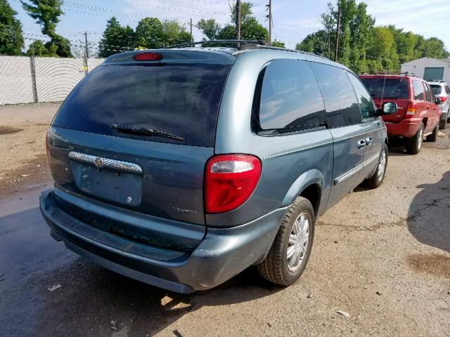 2A4GP54LX7R205640 - 2007 CHRYSLER TOWN & COU BLUE photo 4