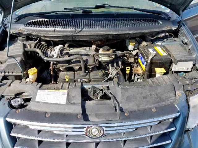 2A4GP54LX7R205640 - 2007 CHRYSLER TOWN & COU BLUE photo 7