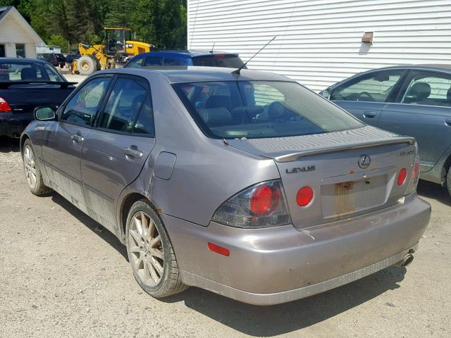 JTHBD192730073621 - 2003 LEXUS IS 300 GRAY photo 3