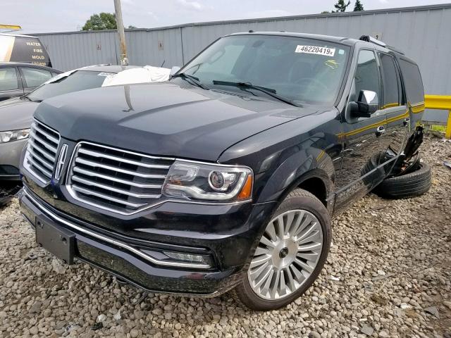 5LMJJ3LT7HEL11067 - 2017 LINCOLN NAVIGATOR BLACK photo 2