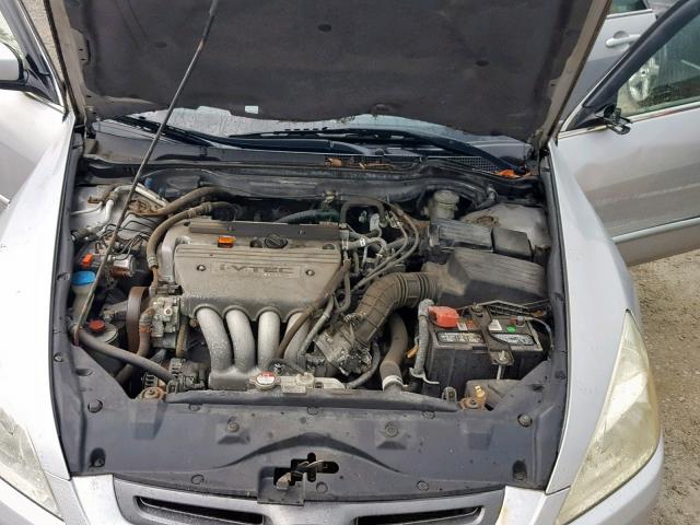 1HGCM56363A048960 - 2003 HONDA ACCORD LX SILVER photo 7