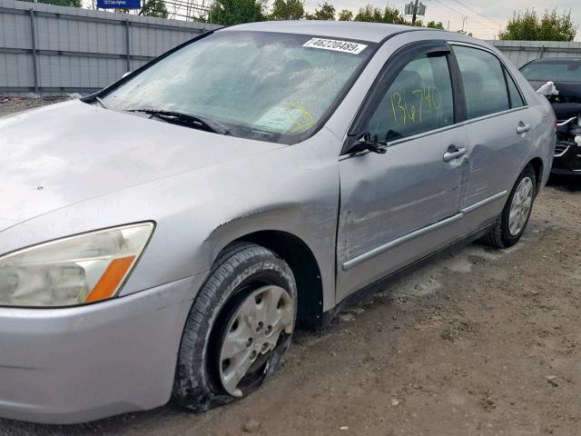 1HGCM56363A048960 - 2003 HONDA ACCORD LX SILVER photo 9